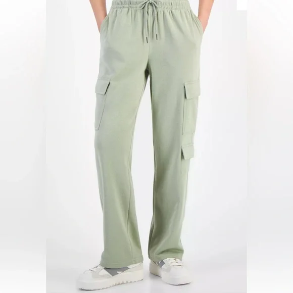 New 2PC Set Hippie Rose Junior Fleece Cargo Sweatshirt Sweatpants Size XS - Picture 3 of 10